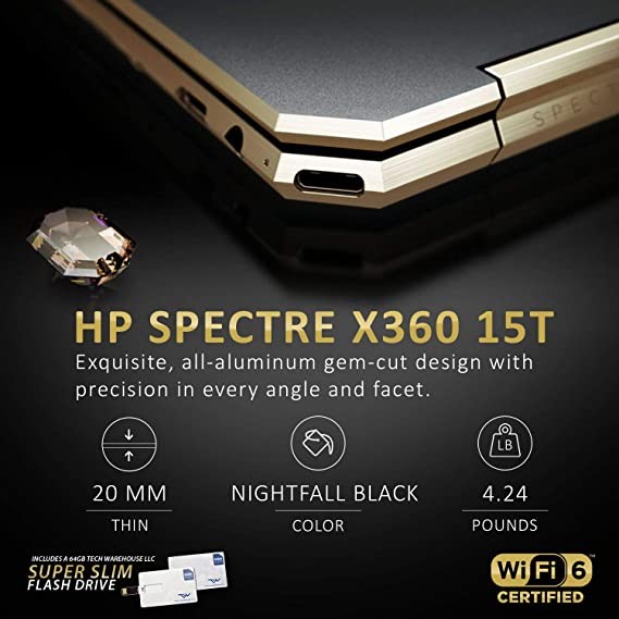 HP SPECTRE X360 14 I7-1165G7, 1TB SSD, 16GB RAM